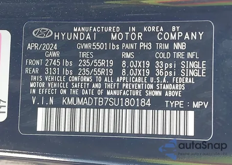 2025 Genesis Gv70 2.5T Awd z USA, uszkodzony, nr VIN KMUMADTB7SU180184